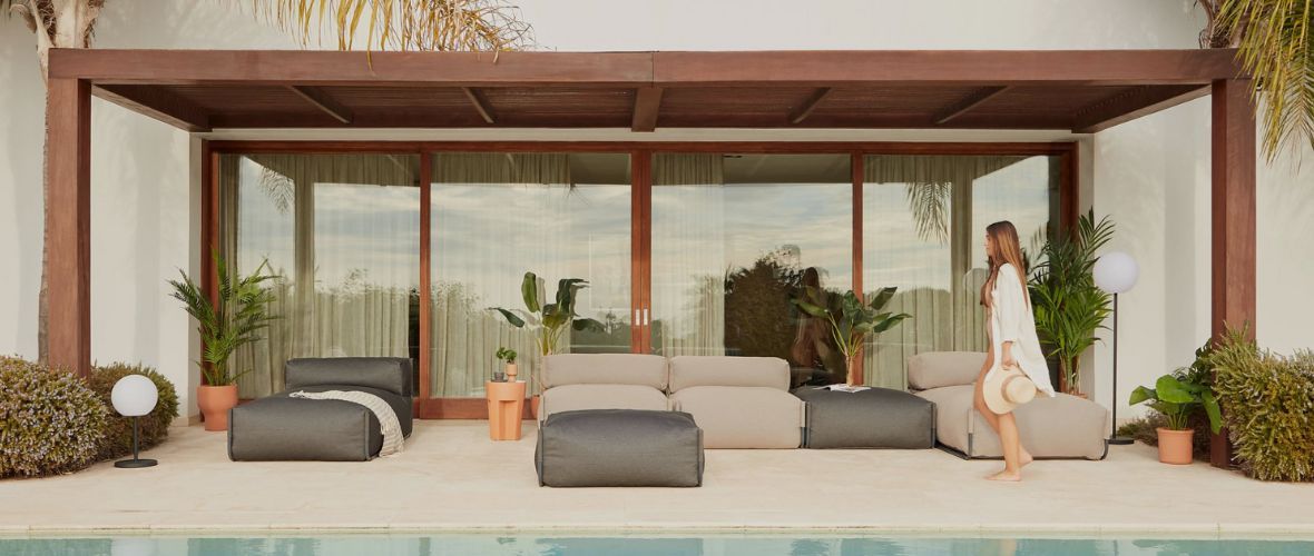 Design Outdoor Liegen für Pool Sitzsackfabrik